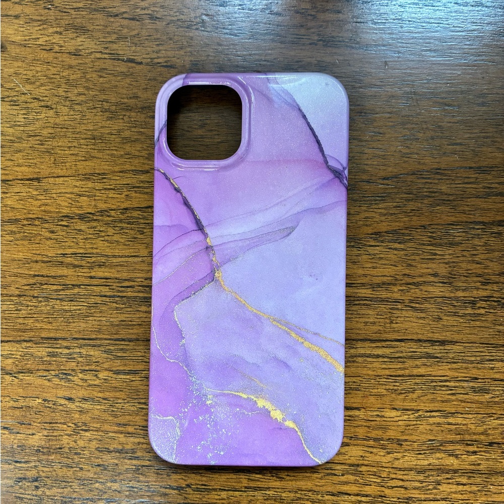 Purple Marble iPhone 13  Case